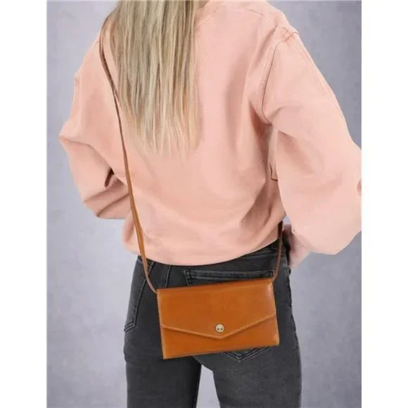 RFID Leather Wallet Phone Bag with Detachable Crossbody Strap - Picture 2 of 4